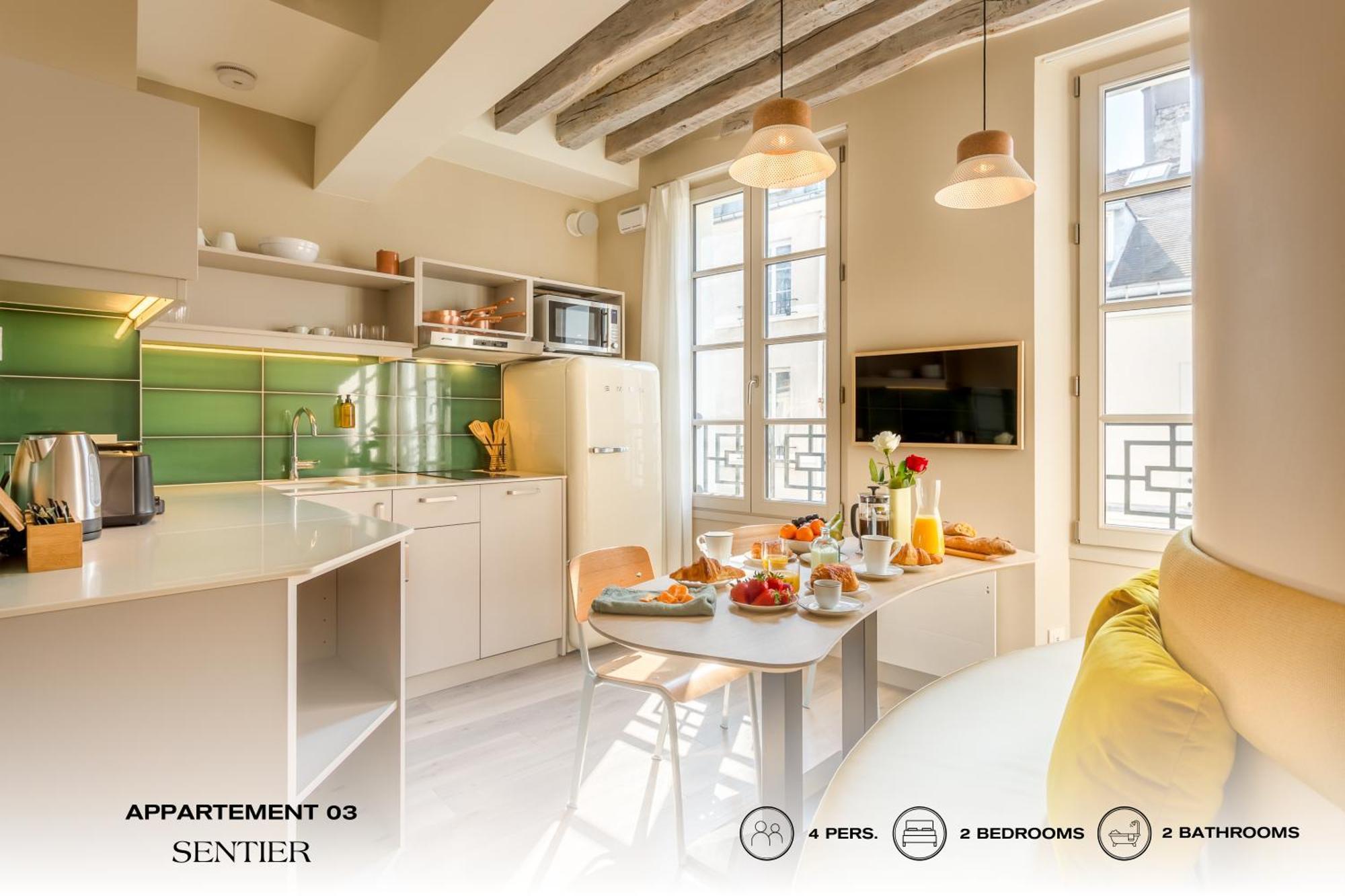 Ferienwohnung Beauquartier - Sentier Paris Exterior foto