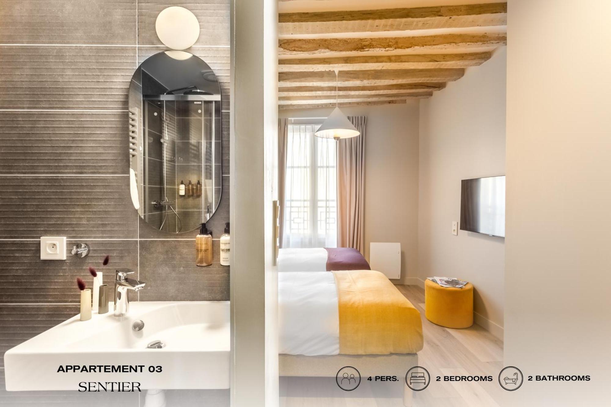 Ferienwohnung Beauquartier - Sentier Paris Exterior foto